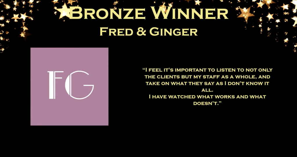 Fred & Ginger 2018 Bronze Award Winners